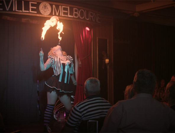 Brisbane Fire Dancer